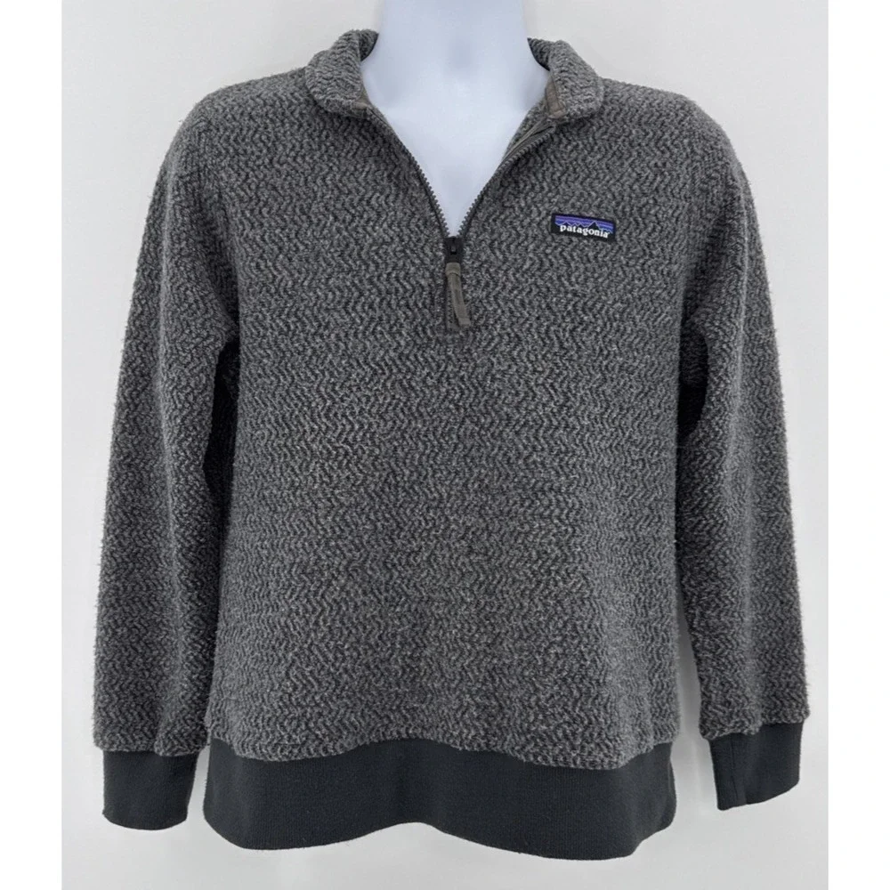 Patagonia Better Sweater Woolyester‎ 1/4 Zip Women's M Gray Fleece Pullover